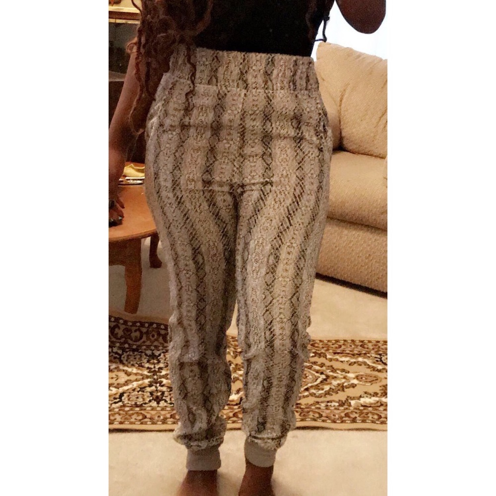 Snakeskin pants